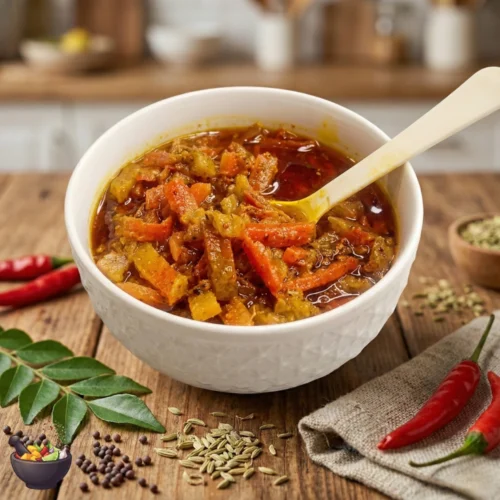 Carrot Pickle in Mustard Oil
