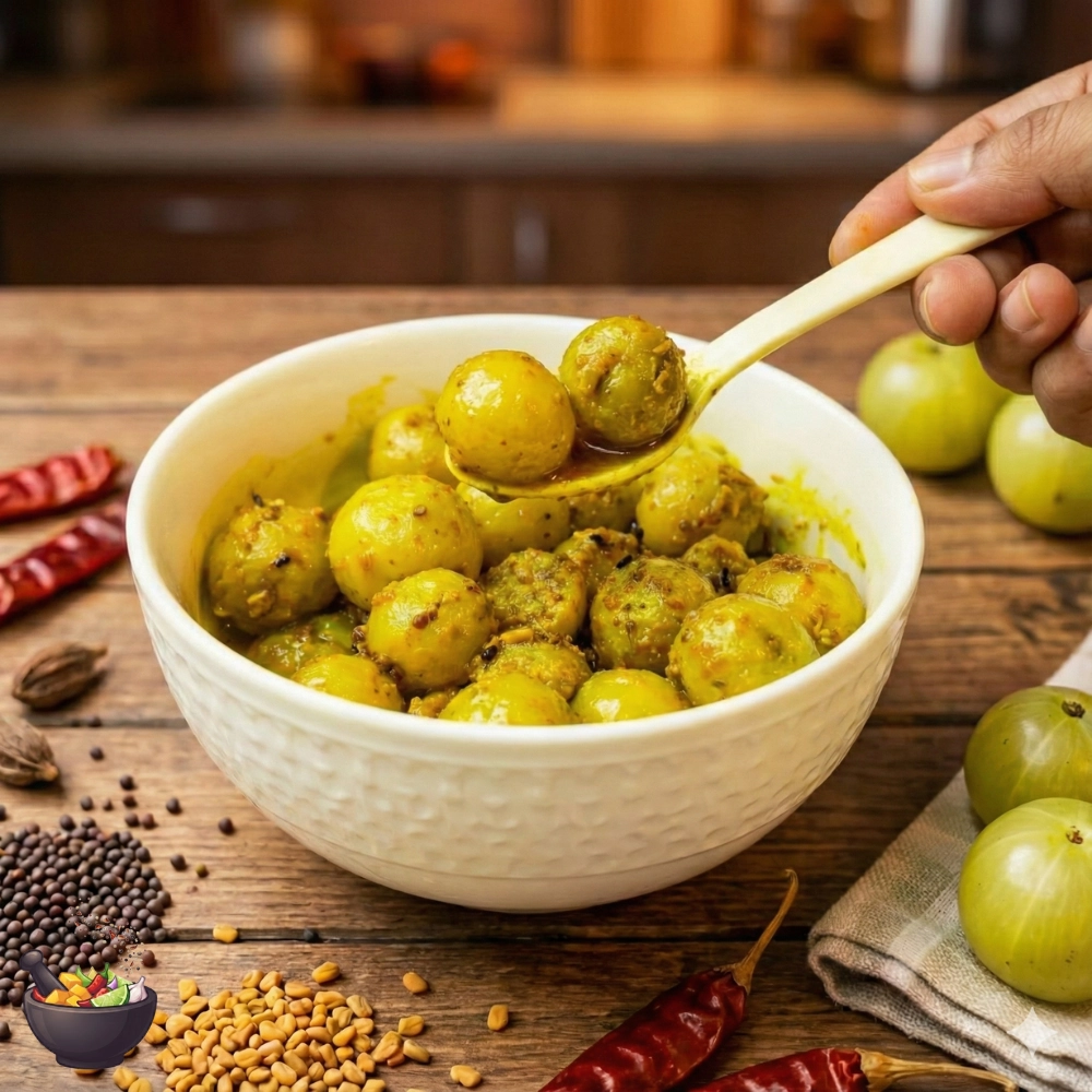 Amla Pickle in Mustard Oil