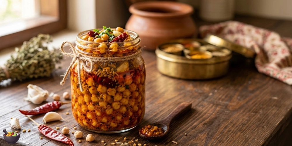 Best White Chickpea Pickle in Pakistan - Authentic Safed Chana Achar