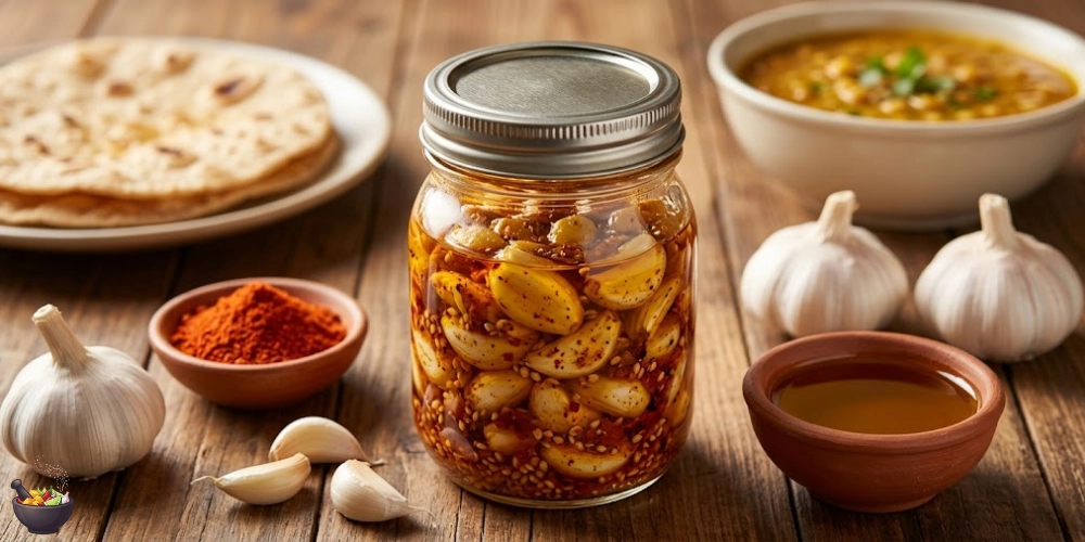 Garlic Pickle Health Benefits - Homemade Pakistani Lehsan Achar