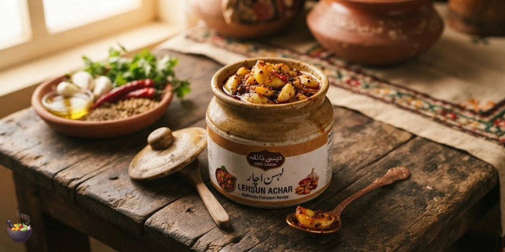 Lehsun Achar - Authentic Pakistani Garlic Pickle | Desi Zaiqa