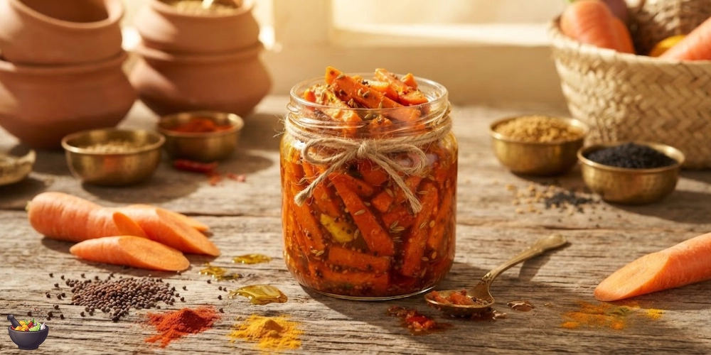 Carrot Pickle Recipe – Homemade Pakistani Gajar Ka Achar