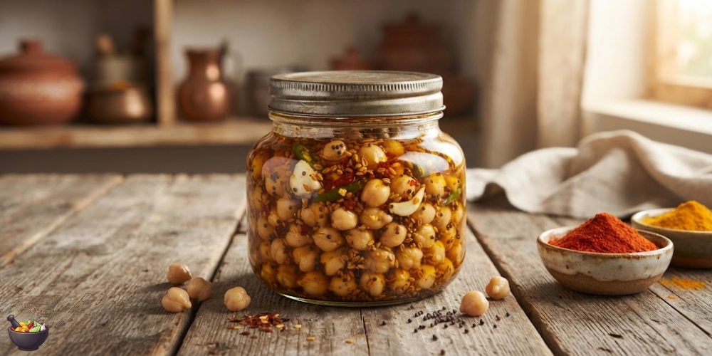 White Chickpea Pickle Recipe – Traditional Pakistani Kabuli Chana Achar