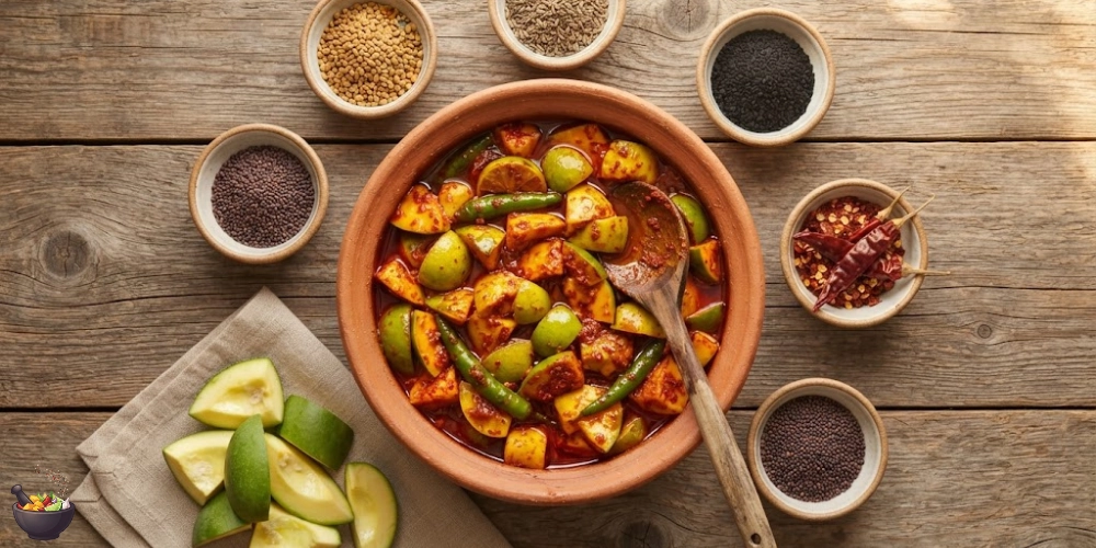 Punjabi Achar Recipes – Traditional Mixed Mango Pickle with Spices
